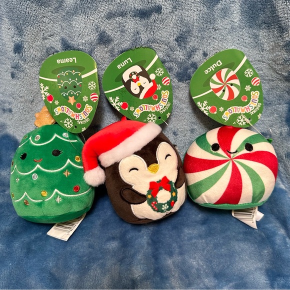 SQUISHMALLOWS bundle of 3 ornaments - Picture 1 of 4